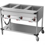 Bain-Marie-Wagen-Fahrbar 3x GN 1/1