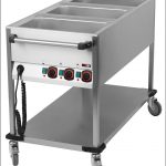Bain-Marie-Wagen-Fahrbar 3x GN 1/1