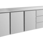 Kühltisch -2 bis +8°C 2330x700x850mm mit 3x Türen und 1x drei Schubladen