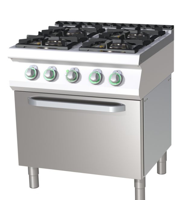 Thermik Serie 700 I Gasherd mit Elektro-Backofen I SPT-780/11GE – Bild 1
