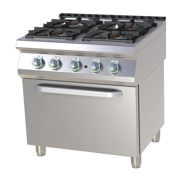 Thermik Serie 700 I Gasherd mit Gas-Backofen I SPT-780/21G – Bild 1