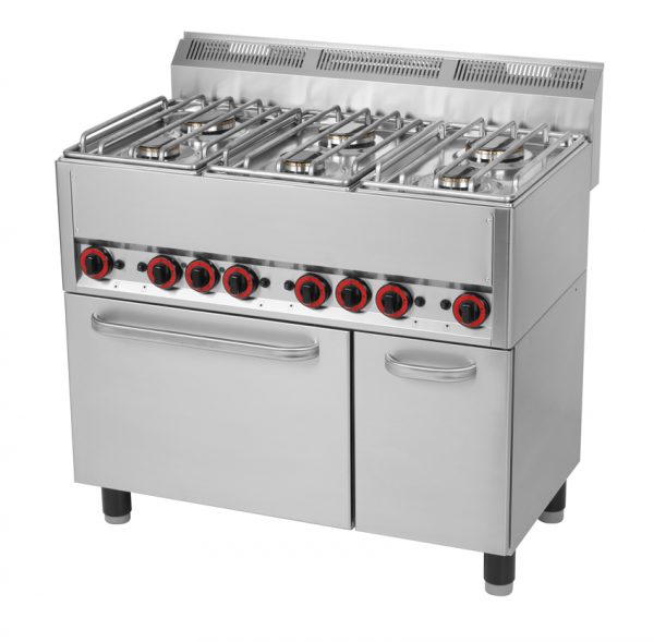 Thermik Serie 600 I Gasherd mit Elektrobackofen I SPT-90GL – Bild 1