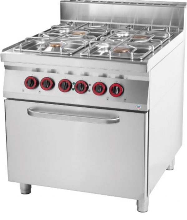 Thermik Serie 900 I Gasherd mit Backofen I SPT-90/8021G – Bild 1