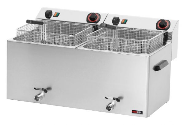 Elektro Fritteuse 2 x 11 L, 16,2 kW – Bild 1