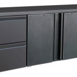 Flaschenkühltisch I 537L I 2 Türen / 2 Schubladen I BBC320