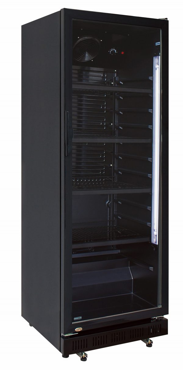 Flaschenkühlschrank 230 L  530x635x1442 mm, schwarz – Bild 1