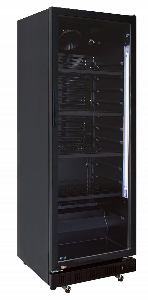 Flaschenkühlschrank 360 L  620x635x1732 mm, schwarz – Bild 1