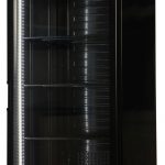 Flaschenkühlschrank 385 L 600x600x2025mm, schwarz